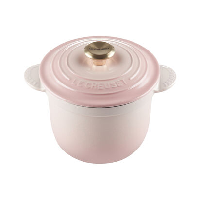 Cocotte Every 18 鑄鐵鍋 Shell Pink (淺金色鍋蓋頭) image number 29