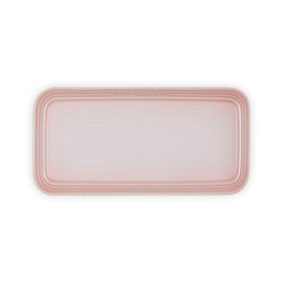 Rectangular Plate 25cm Shell Pink image number 2