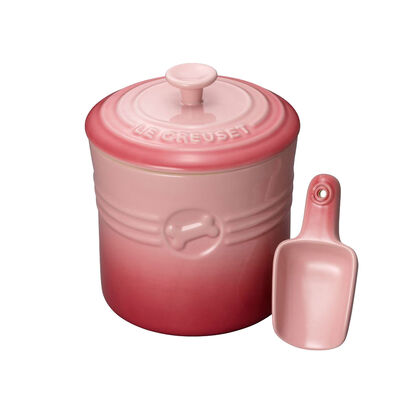 Pet Food Container with Scoop Pale Rose image number 0