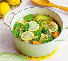 Vegetable Soup Ginger Lemon